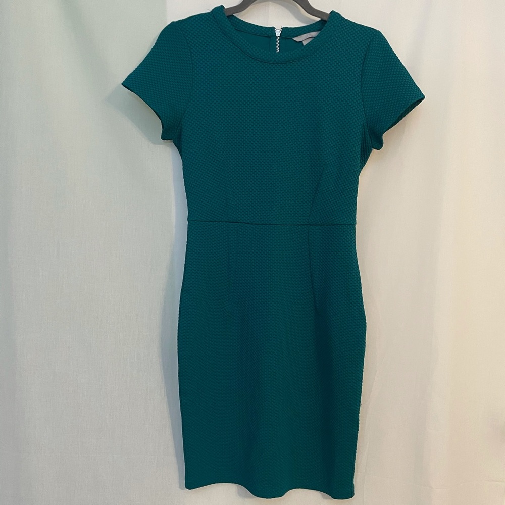 H&M Fitted Green Dress